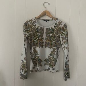 roberto cavalli shimmer long sleeve